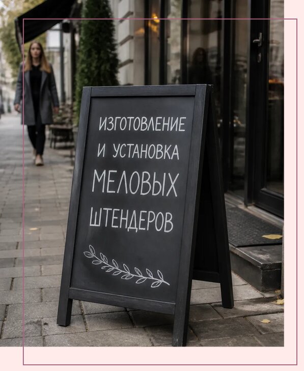 Меловые штендеры в Клинцах по цене от 6757 р. | Аванза-Клы
